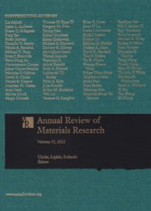 Annual Review of Materials Research