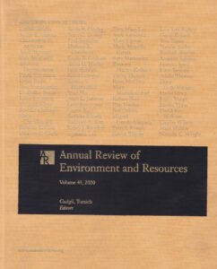 Annual Review of Environment and Resources