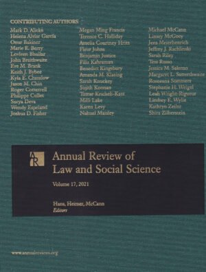 Annual Review of Law and Social Science