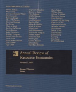 Annual Review of Resource Economics