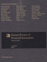Annual Review of Financial Economics