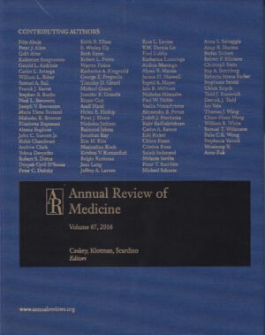 Annual Review of Medicine