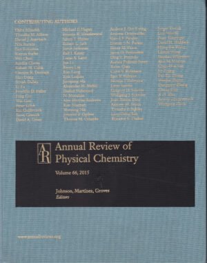 Annual Review of Physical Chemistry