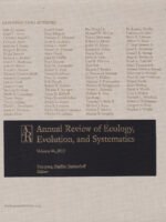 Annual Review of Ecology, Evolution, and Systematics