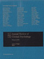 Annual Review of Clinical Psychology