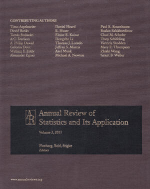 Annual Review of Statistics and Its Application