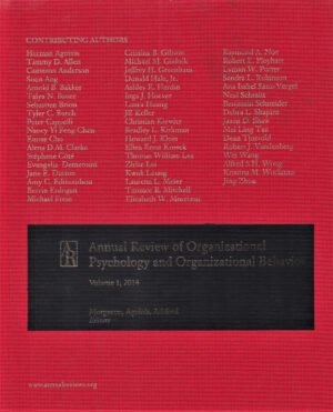 Annual Review of Organizational Psychology and Organizational Behavior