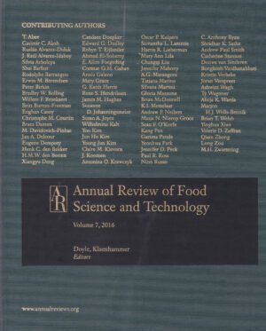 Annual Review of Food Science and Technology