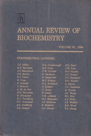 Annual Review of Biochemistry