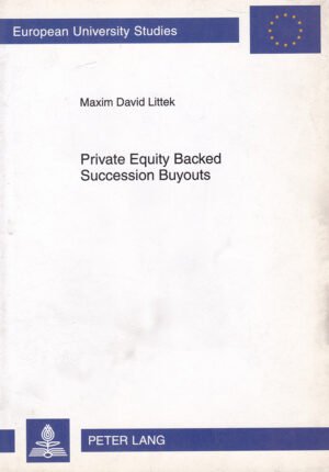 Private Equity Backed Succession Buyouts