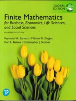 Finite Mathematics for Business, Economics, Life Sciences, and Social Sciences By Raymond