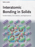 INTERATOMIC BONDING IN SOLIDS