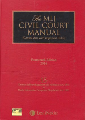 Civil Court Manual (Central Acts With Important Rules)