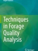 Techniques in Forage Quality Analysis