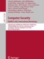 Computer Security. ESORICS 2022