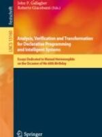 Analysis, Verification and Transformation