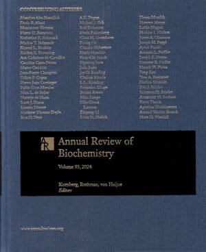 Annual Review of Biochemistry Volume 93, 2024